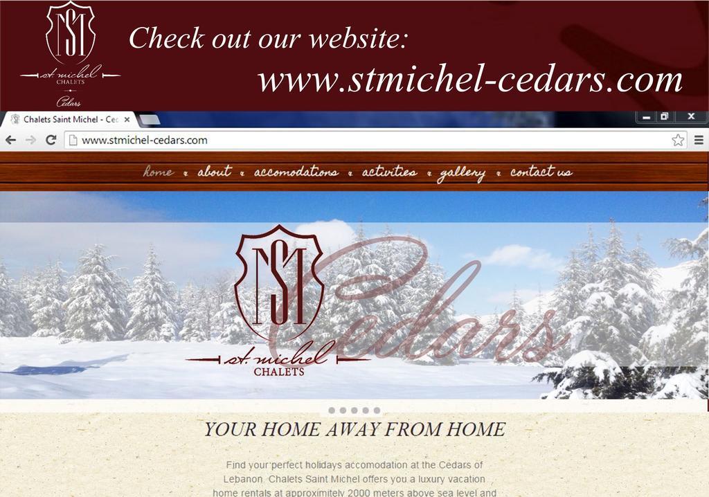 Saint Michel Chalets Al Arz Luaran gambar
